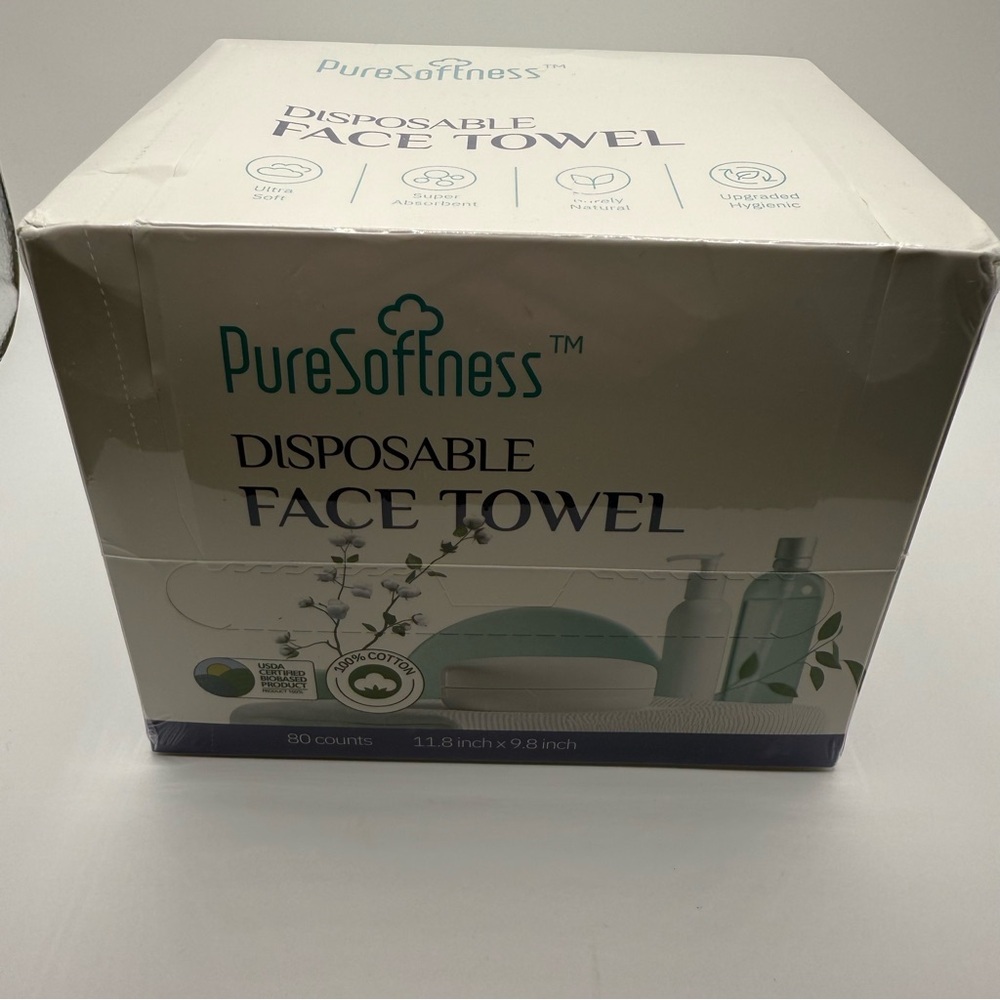 Disposable Face Towel - White - Picture 2 of 5